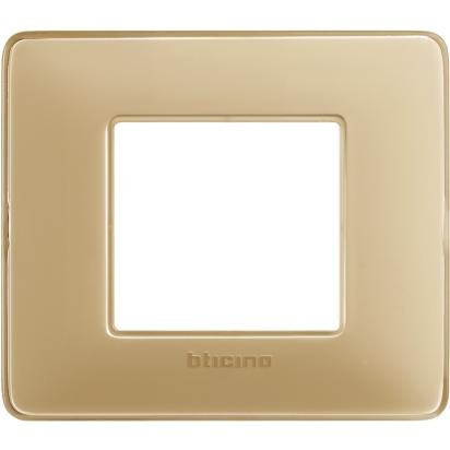 Placca Bticino Matix 2 moduli avorio AM4802CAV