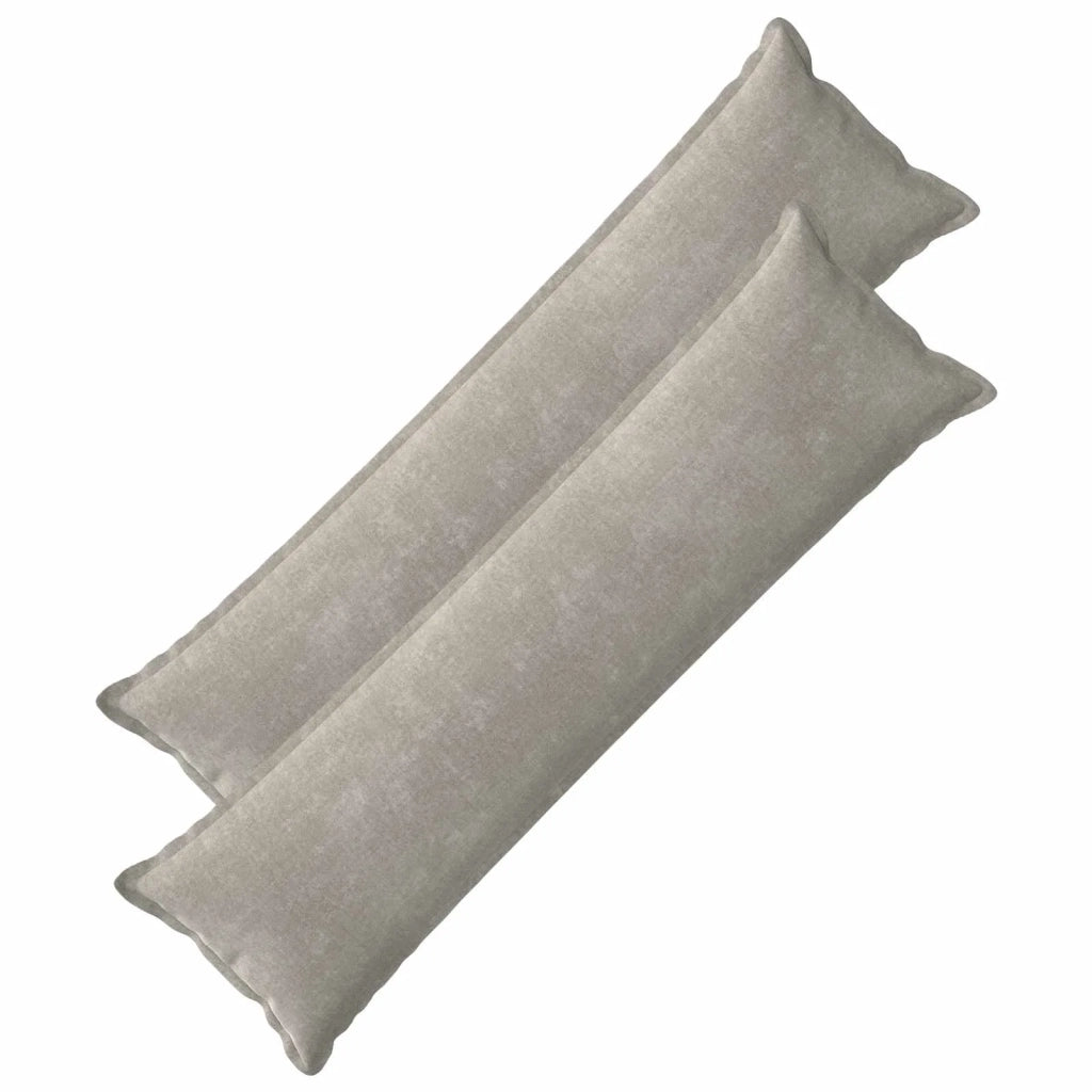 Federa 2 pcs HOUTEN Grigio Chiaro 40 x 145 cm Tessuto Chenille 917243