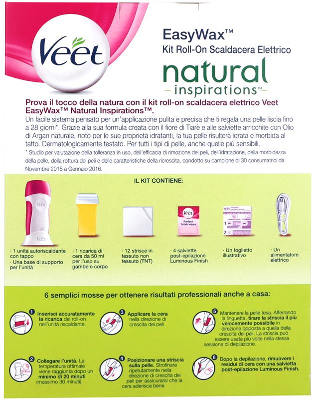 VEET EASY WAX KIT ROLL-ON SCALDACERA ELETTRICO