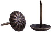 Accessori per Mobili - Decorative Tack - 100 Unità - Capo Ronde o Quadrato - Ispirazione Antica - Acciaio di Alta Qualità
