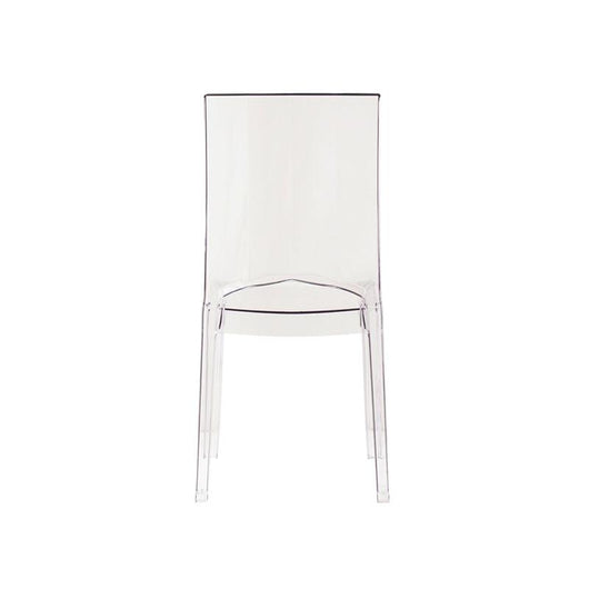 SET 4 SEDIE PARIS IN POLICARBONATO DESIGN MODERNO CONFORTEVOLE PER INTERNI 46,3X55X97,5H CM