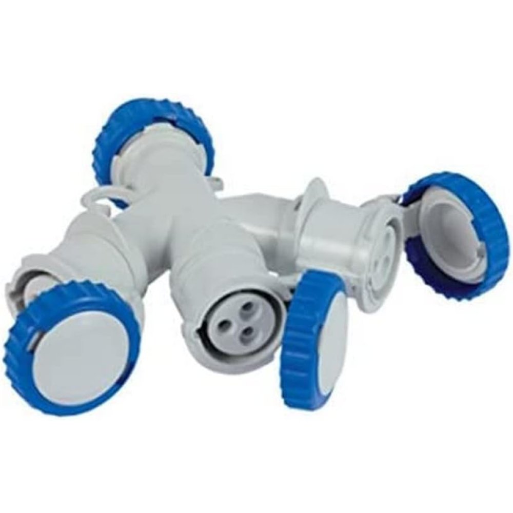 Fme.adattatore cee blu 3 prese 73120