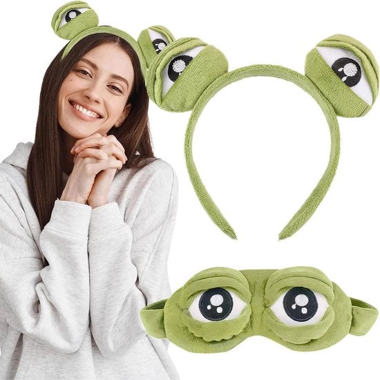 Sorriso Cartonevera Guanto Occhi con Fascia per Signore - Occhialino Comodo per Dormire