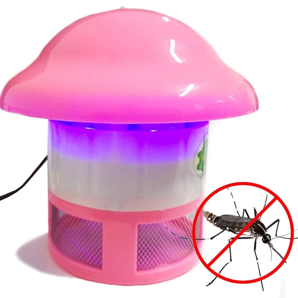 Trade Shop - Zanzariera A Forma Di Fungo Kf-835 Con Led Per Attrarre Gli Insetti E Zanzare -