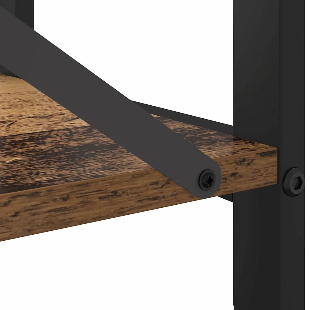 vidaXL Libreria Legno vecchio 80 x 30 x 83 cm Legno multistrato