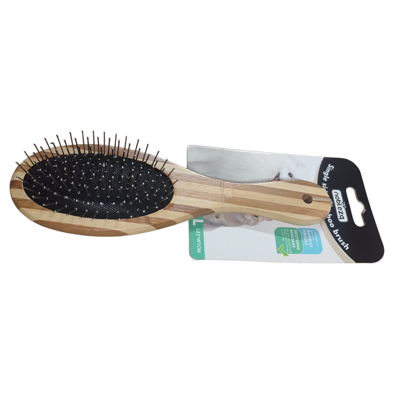 SPAZZOLA PER ANIMALI IN BAMBU'