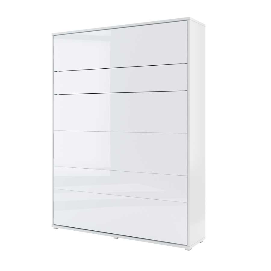 LETTO 12 160x200 VERTICALE BIANCO LUCIDO