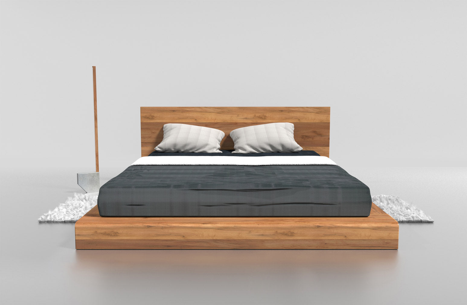 LETTO PAUL 120x200 ROVERE MASSELLO NATURALE