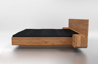 LETTO MUTOMBO 140x200 ROVERE MASSELLO NATURALE