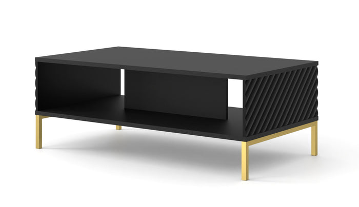 TAVOLINO DA CAFFÈ SURF NERO OPACO