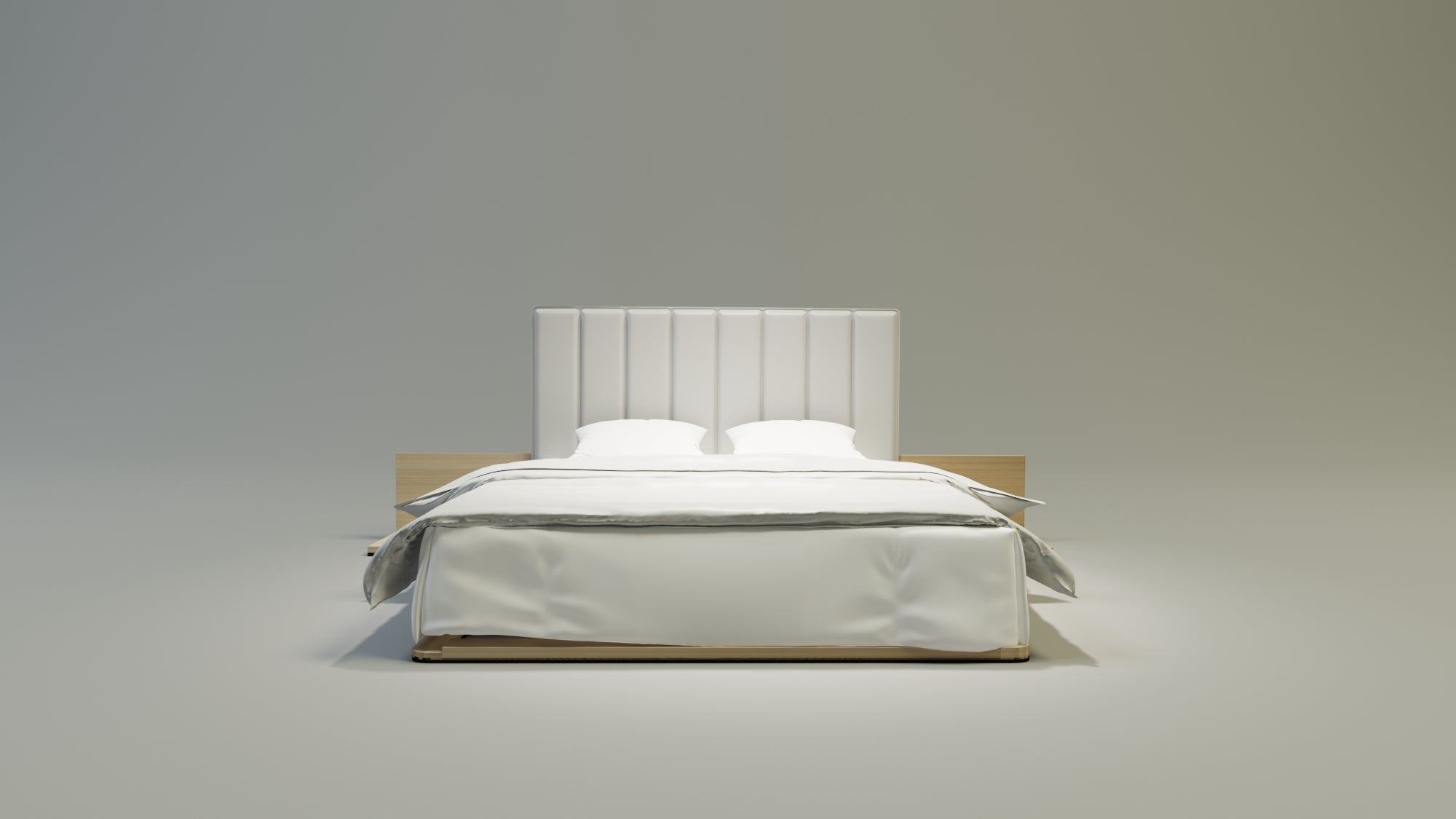 LETTO IMBOTTITO KREON 180x200 SOLIK ROVERE NATURALE