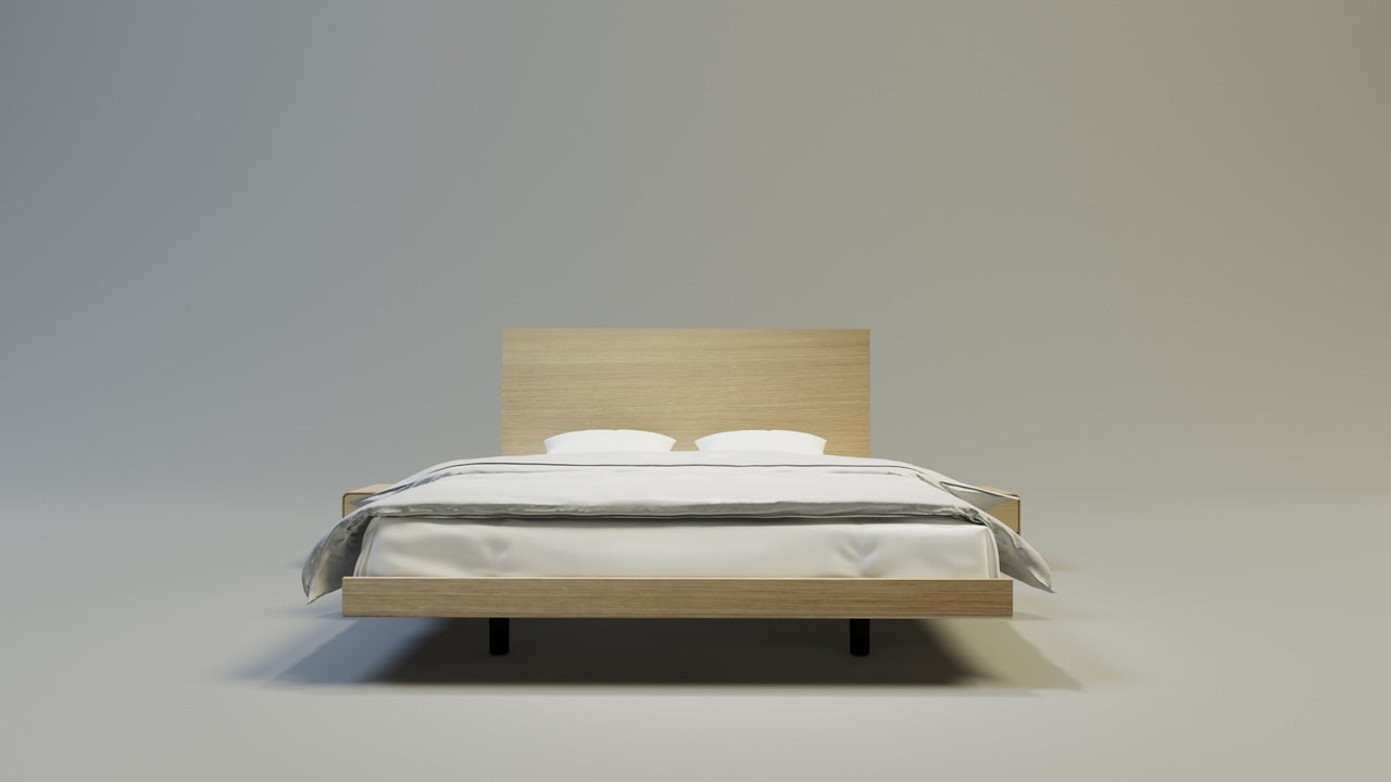 LETTO IMBOTTITO SONAR FOUR 160x200 SOLIK OAK NATURALE