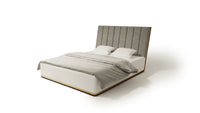 LETTO IMBOTTITO UNIKO TWO 140x200 SOLIK ROVERE NATURALE