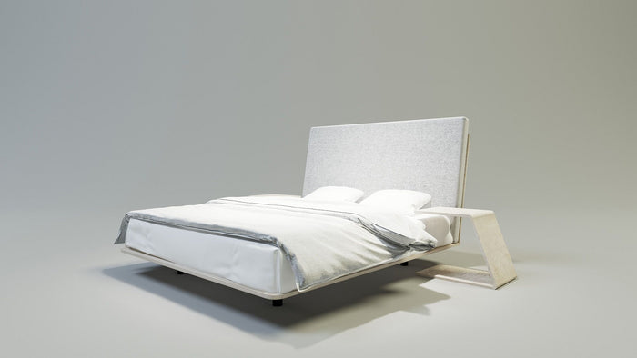 LETTO IMBOTTITO VUELO 180x200 SOLIK ROVERE NATURALE