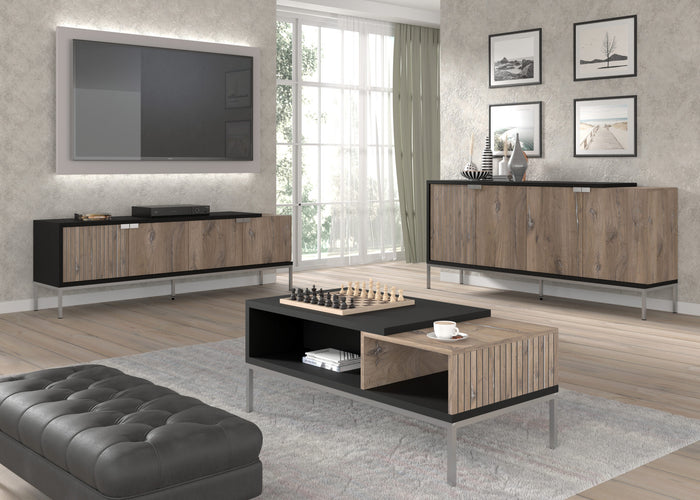 TAVOLINO TOLEDO 110x55 FLAGSTAFF OAK