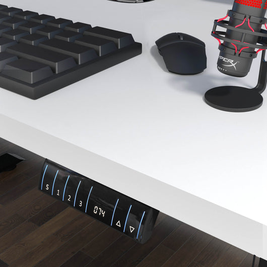 SCRIVANIA BIMOTION DESK 1S BIANCO OPACO BIANCO OPACO 140x70