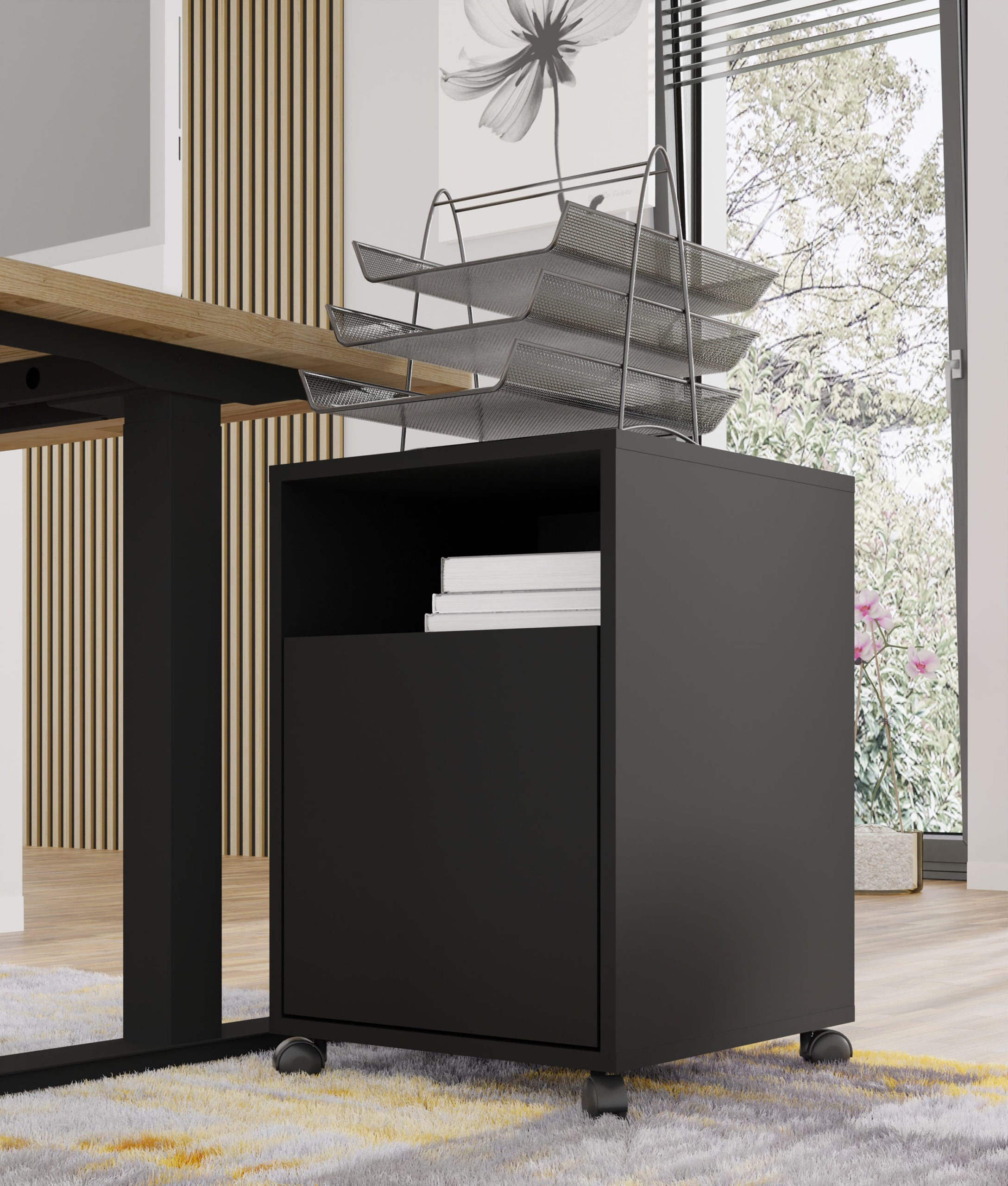 SCRIVANIA BIMOTION MOBILE SCRIVANIA 60CM NERO