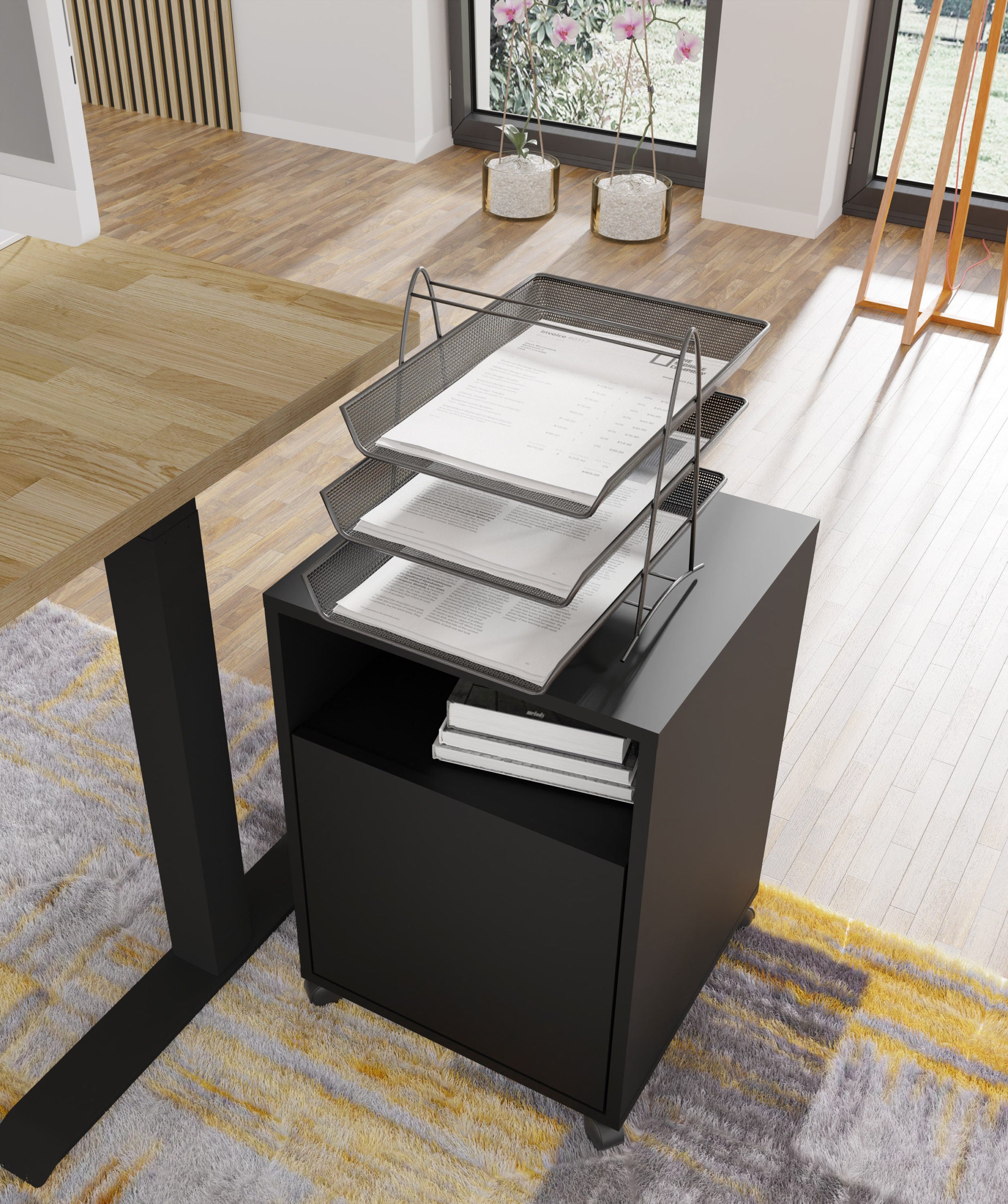 SCRIVANIA BIMOTION MOBILE SCRIVANIA 60CM NERO