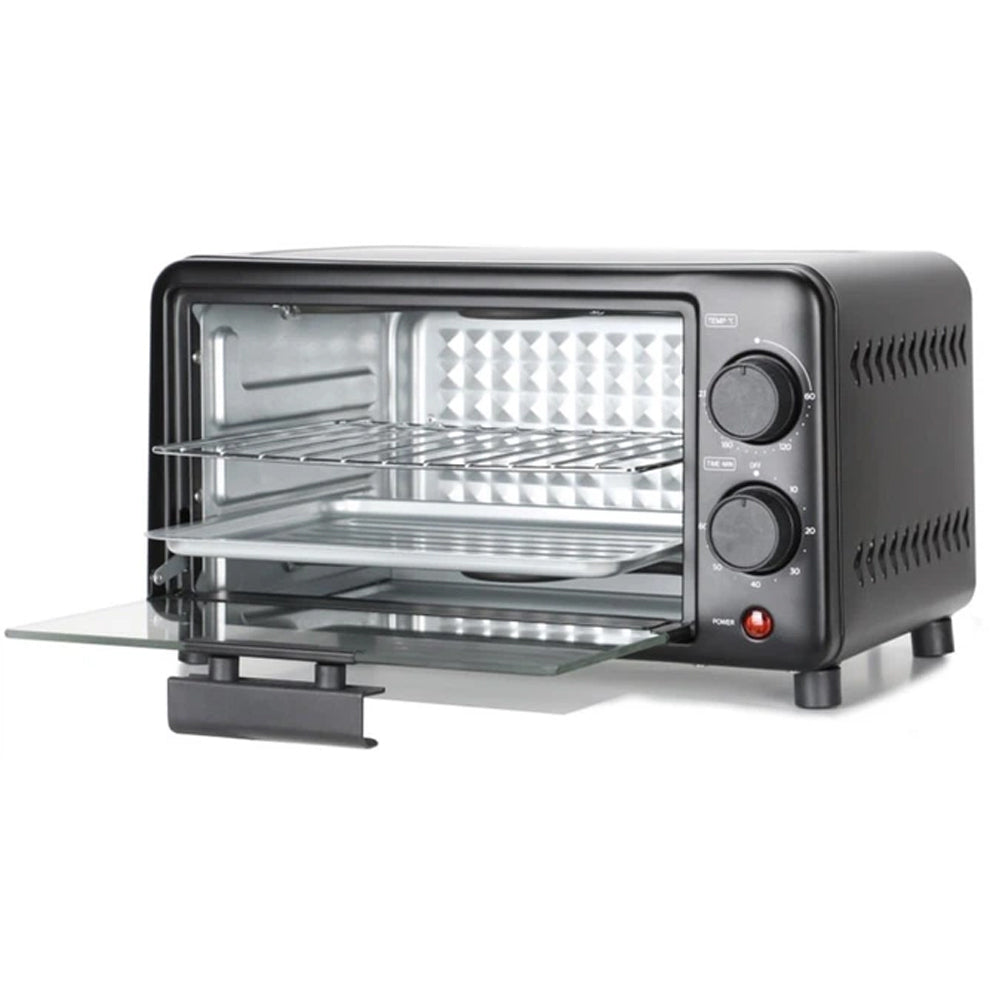 Forno Elettrico Capacità 10 Litri Potenza 800W Temperatura Regolabile e Timer