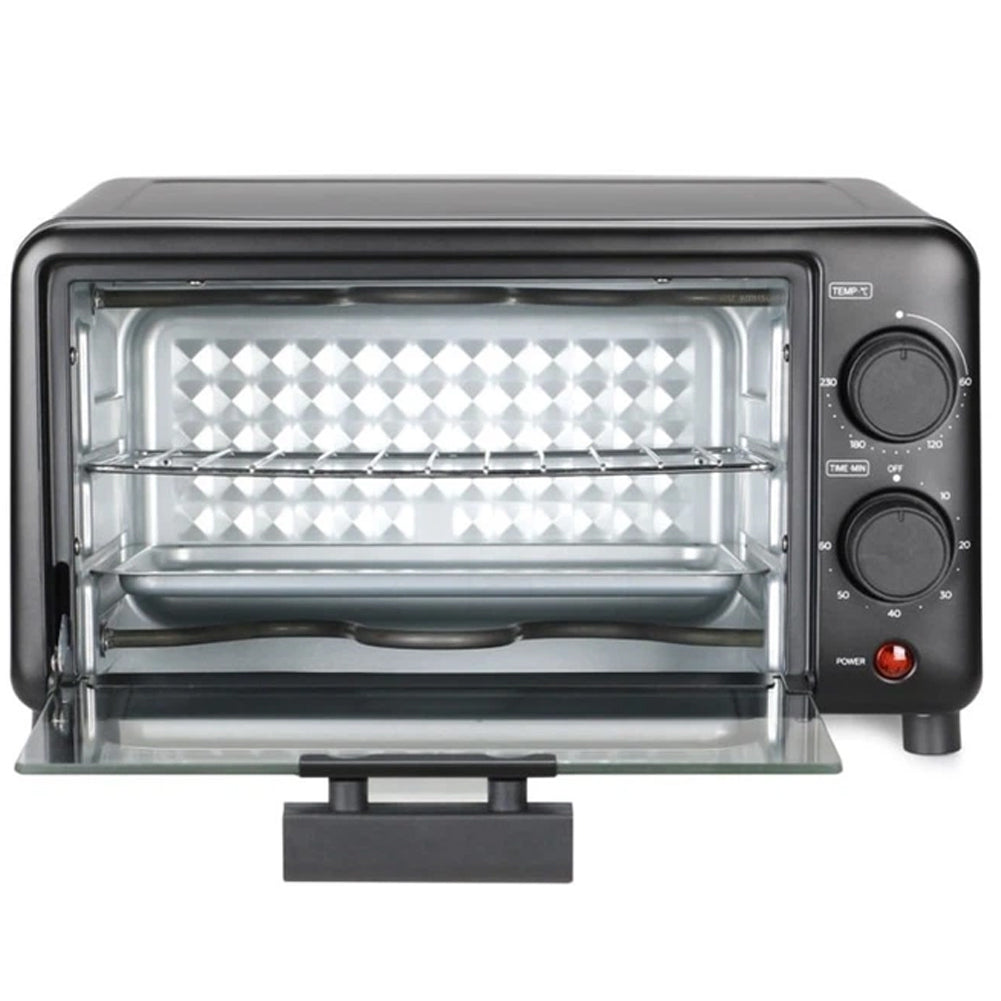 Forno Elettrico Capacità 10 Litri Potenza 800W Temperatura Regolabile e Timer