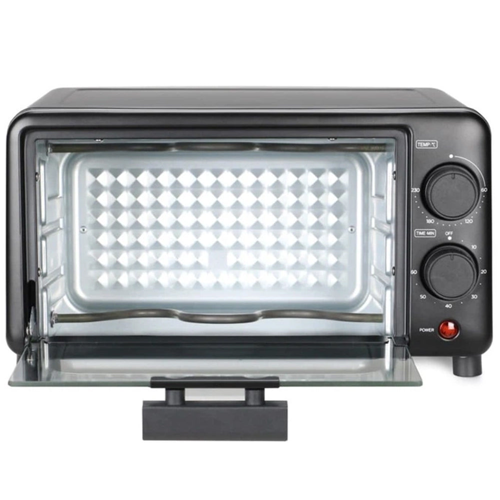 Forno Elettrico Capacità 10 Litri Potenza 800W Temperatura Regolabile e Timer