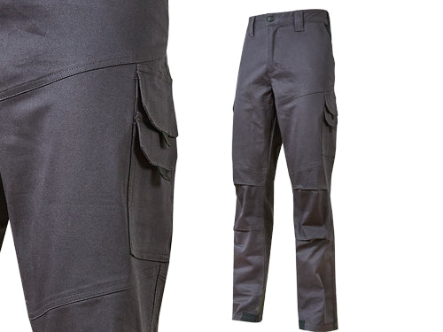 U-POWER PANTALONE DA LAVORO IN COTONE GUAPO GI -L