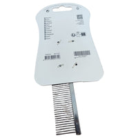 PETTINE IN DUE PER CANI IN METALLO