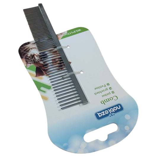 PETTINE IN DUE PER CANI IN METALLO