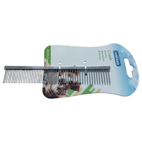 PETTINE IN DUE PER CANI IN METALLO