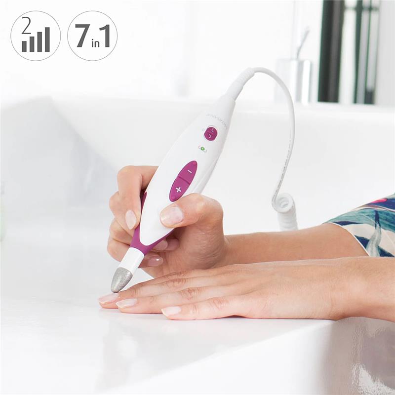 SET MANICURE E PEDICURE ELETTRICO MP 815 CON 7 ACCESSORI