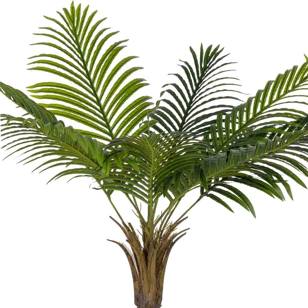 Albero artificiale decorativo verde kwai con 9 foglie verde 89x89x150