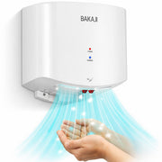Asciugamani Elettrico a Parete Automatico per Bagno 1400W Aria Fredda e Calda