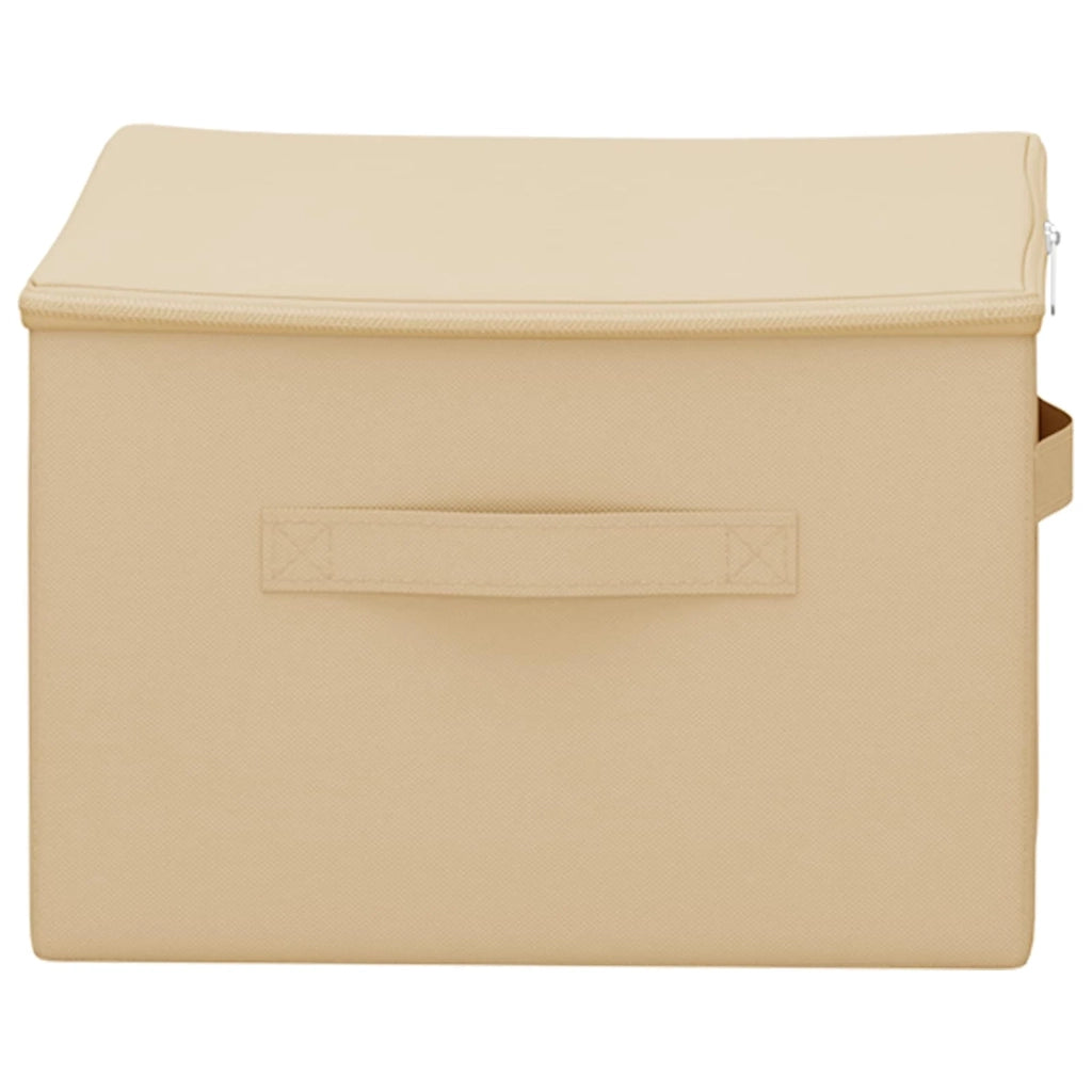 Scatola di Stoccaggio 24 pz Crema 43 x 34 x 23 cm CFW7583172