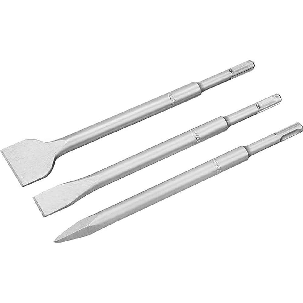 Punte a Scalpelli DeWalt per Trapano a Percussione Set SDS 3 Pz