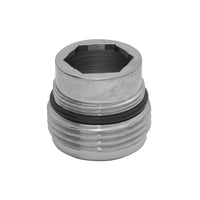 Niples in ottone cromato per attacco canne universali a rubinetti m