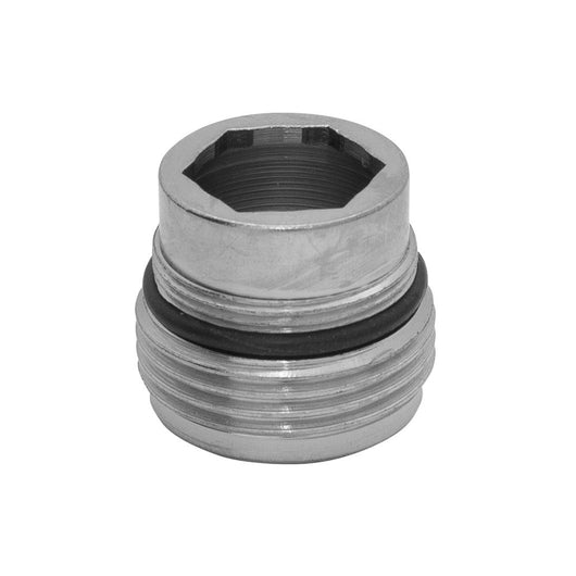 Niples in ottone cromato per attacco canne universali a rubinetti m