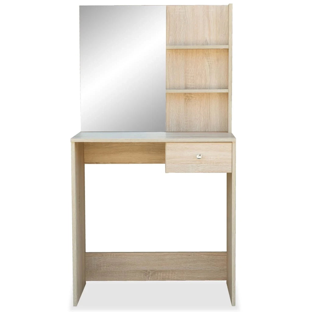 Toletta in truciolare 75 x 40 x 141 cm finitura rovere 02_0006241