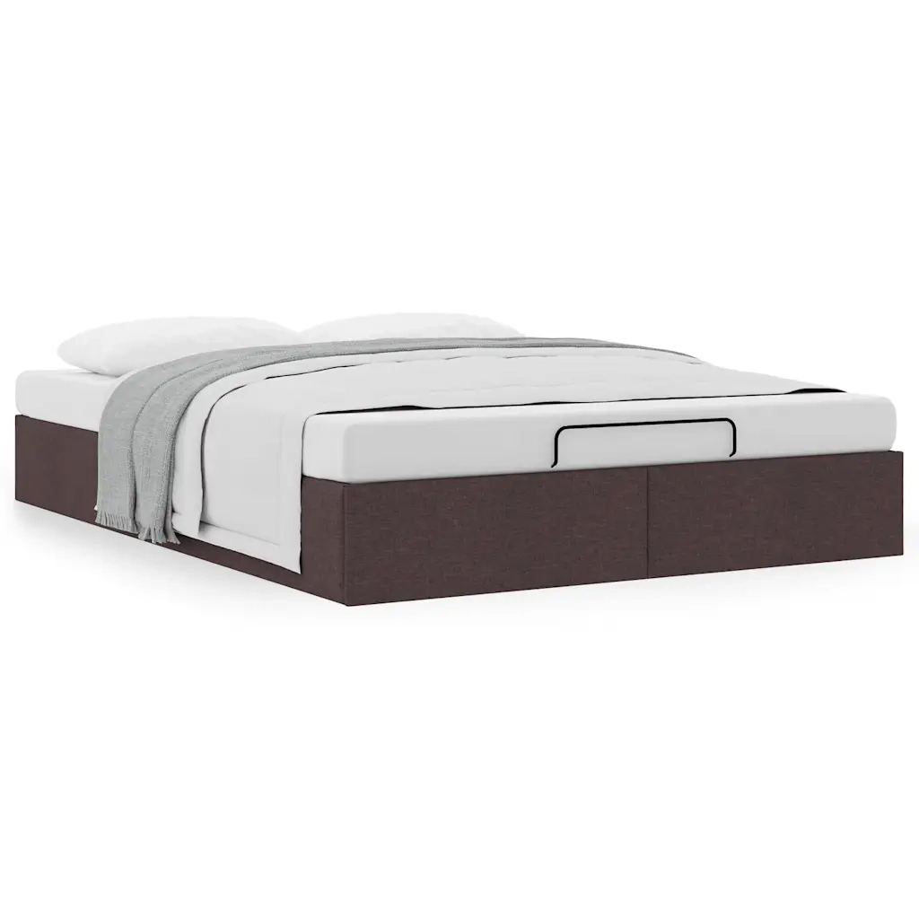 Struttura Letto Pouf senza Materasso 140x190 cm in Tessuto 3310878