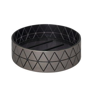 Porta sapone serie bridge color argento