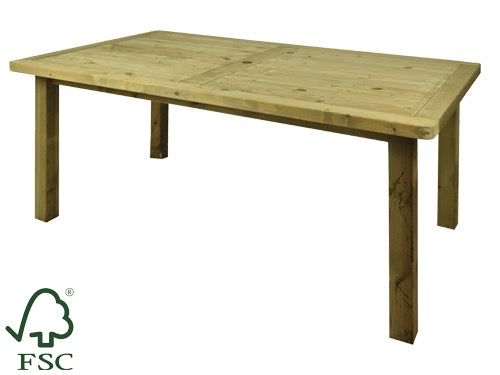 LASA TAVOLO IN LEGNO DI PINO ARKADIA 160X90X75 CM