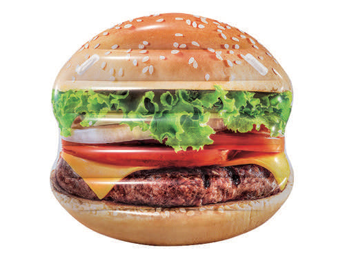 ISOLA GALLEGGIANTE INTEX HAMBURGER 145X142 CM-58780NP