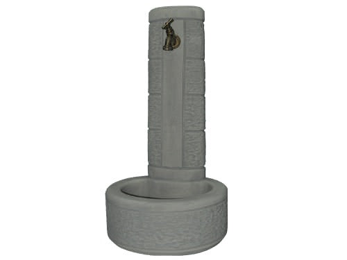 FONTANA CENTRALE DECOGARDEN AURELIA 37X37XH75 CM COLORE GRIGIO