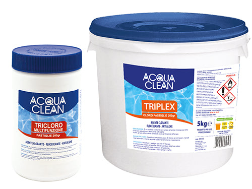 TRICLORO ACQUA CLEAN PASTIGLIE MULT.KG10 DA 200 GR