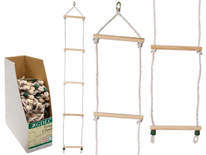 SCALETTE DI DI LEGNO E CORDA 25XH210 CM BIMBO EASY CLIMB