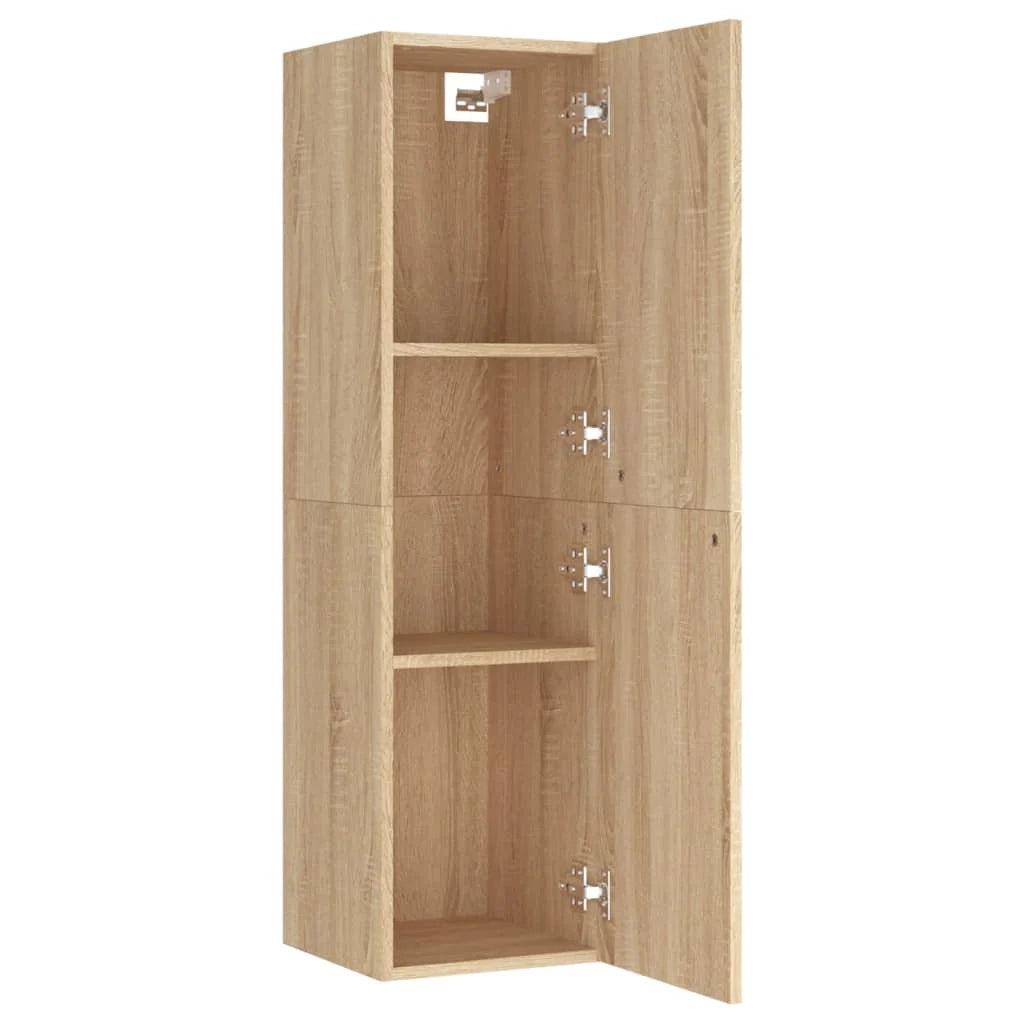 Mobile TV multimediale mensola TV credenza TV sala da pranzo soggiorno camera da letto rovere Sonoma 30,5 x 30 x 110 cm legno ingegnerizzato marrone 02_0027522