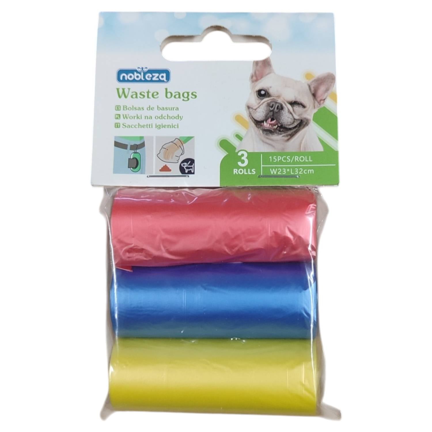 SACCHETTI IGENICI 3 ROTOLI COLORATI