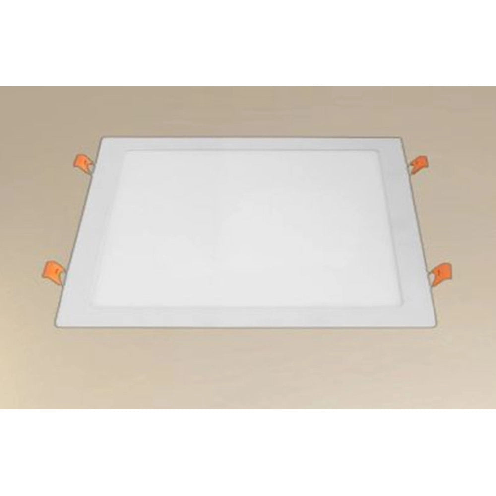 Trade Shop - Pannello Led 24watt Da Incasso Quadrato Bianco 300mm Luce 3000k-6500k Ip20 00113 -