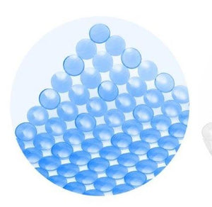 Tappeto antiscivolo per vasca - Modello Rondo - Colore Cristallo