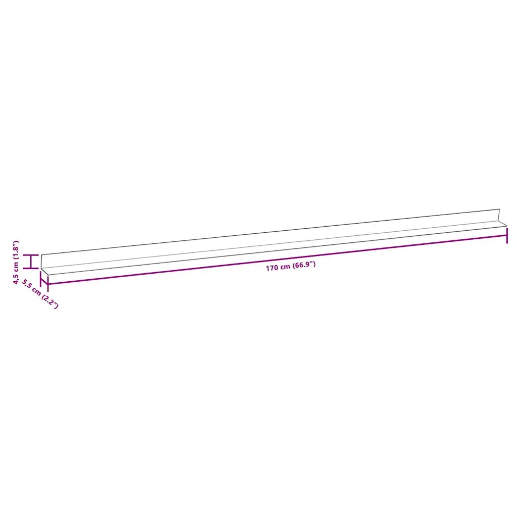 Profili Angolari per Decking in Alluminio 170 cm Argento CFW7002546
