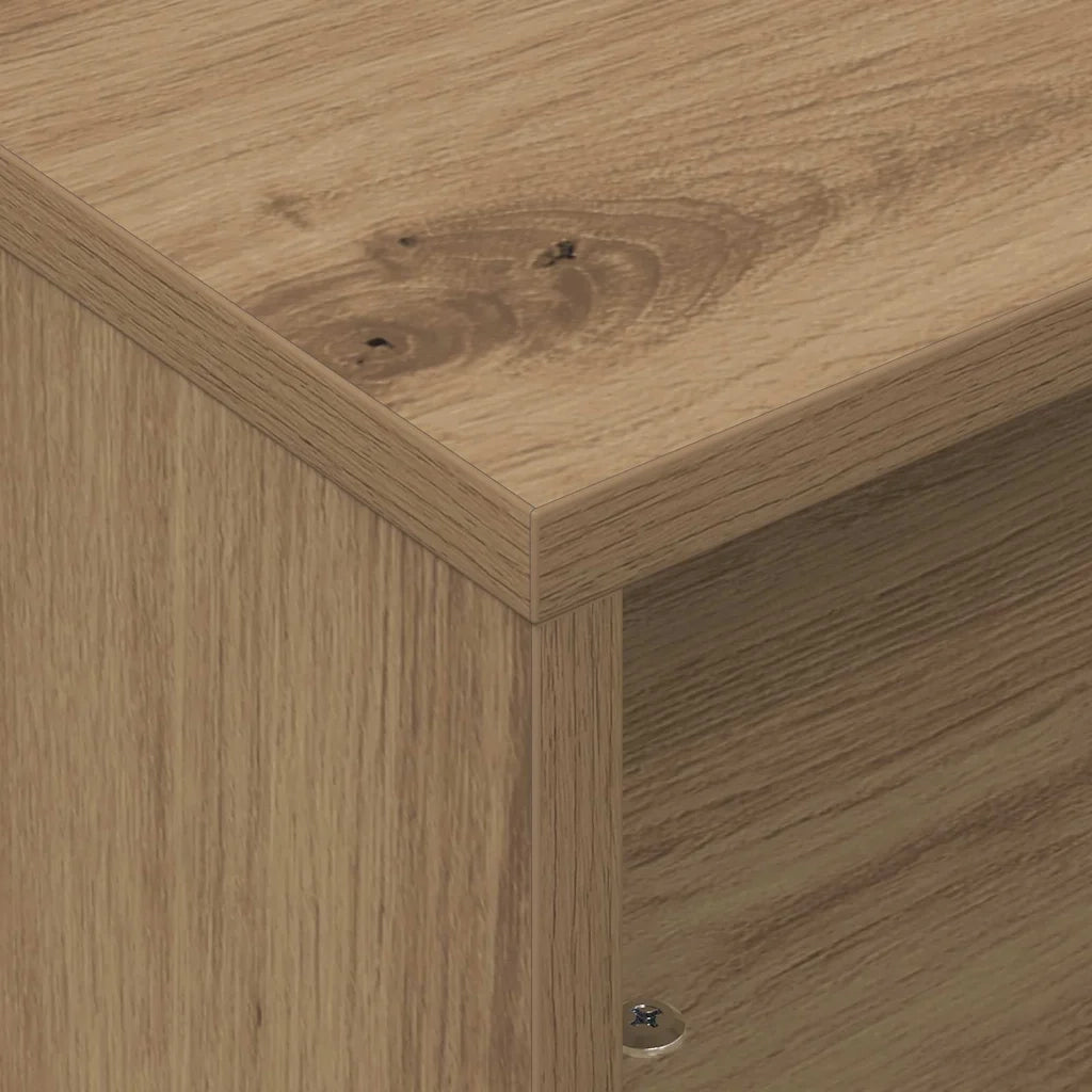 Tavolino con Ruote Rovere artigianale 50,5 x 50 x 30 cm 891031